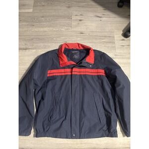 Nautica‎ Men's Windbreaker Jacket xl dark blue and red